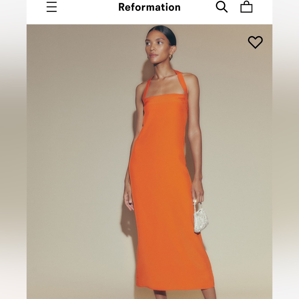 Reformation Alli Silk Dress Size 4